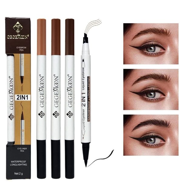 Long Lasting Liquid Eyeliner & Eyebrow Pencil