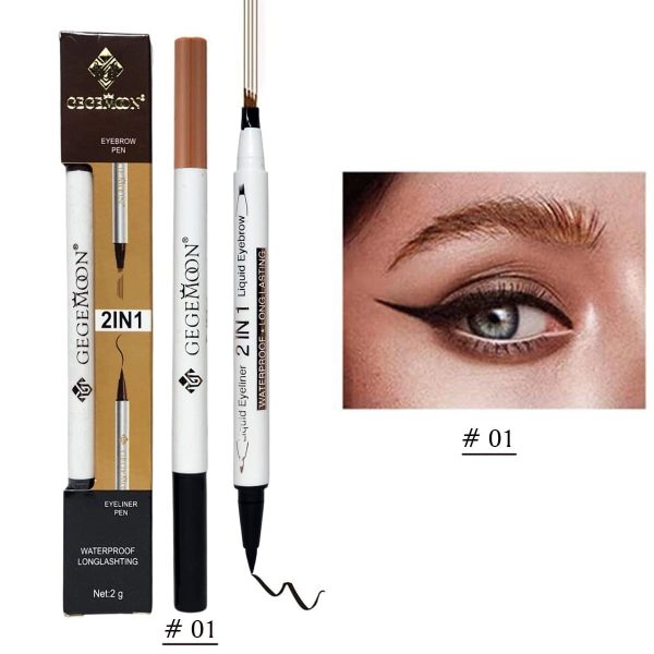 Long Lasting Liquid Eyeliner & Eyebrow Pencil