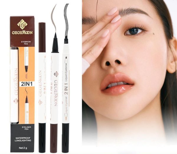 Long Lasting Liquid Eyeliner & Eyebrow Pencil